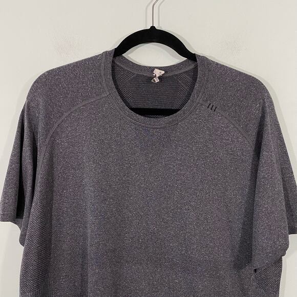 Lululemon Men's Grey Metal Vent Tech Short Sleeve Shirt Size XL - Picture 2 of 10